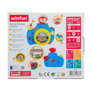 Winfun - Cute Monkey Pop-up Camera Toy For Kids (0766) (Deal)