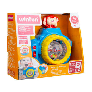 Winfun - Cute Monkey Pop-up Camera Toy For Kids (0766) (Deal)