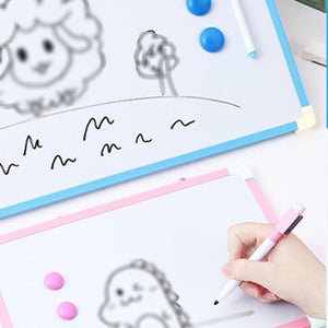 1 Pcs Kids White Board With Marker Eraser & Magnets