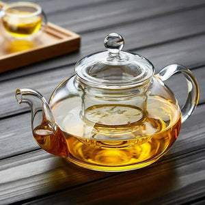 Glass Tea Pot Kettle With Infuser