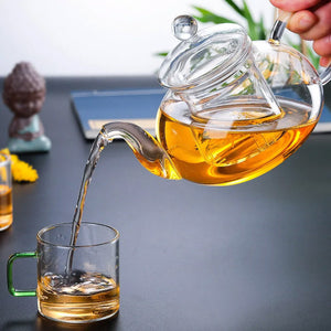 Glass Tea Pot Kettle With Infuser