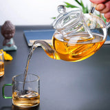 Glass Tea Pot Kettle With Infuser