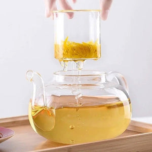 Glass Tea Pot Kettle With Infuser