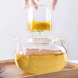 Glass Tea Pot Kettle With Infuser