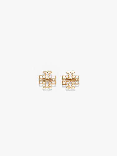 Tory Burch T Logo Studs - Gold