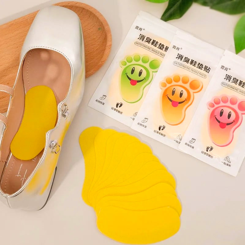 10pcs Shoes Deodorant Sticker Insoles