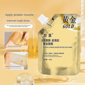 Deep Moisturizing Brightening Anti-aging Lifting Gold Mask Pouch