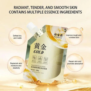 Deep Moisturizing Brightening Anti-aging Lifting Gold Mask Pouch