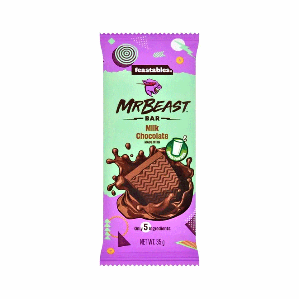 Feastables Mr Beast Milk Chocolate 35gm