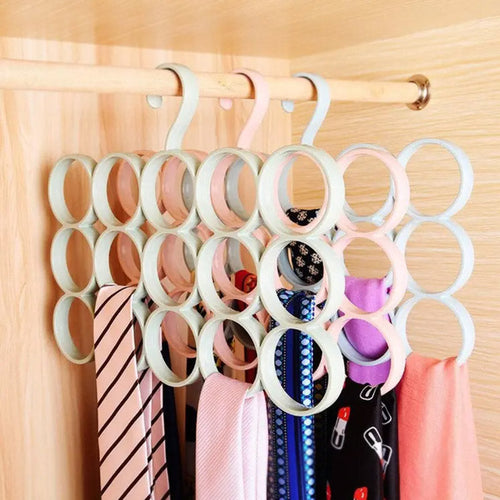 15 Holes Scarf Hanger Plastic