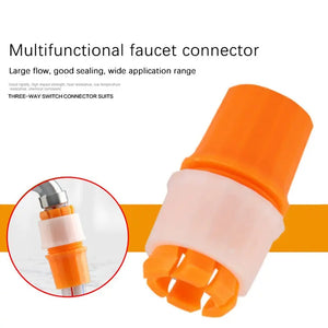 1 Pcs Adjustable Quick Faucet Connector For All Pipes