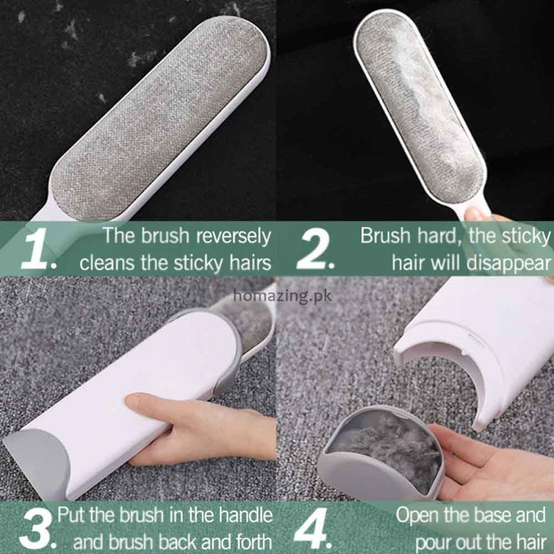 Clothes Fur Cleaner Brush Double Sided