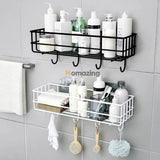 Iron Bathroom Hanging Shelf Wall Mounted