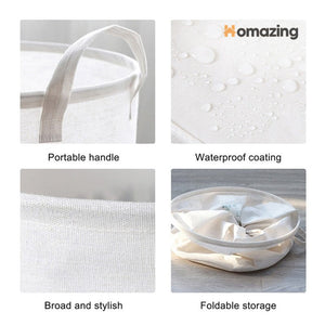 Folding Fabric Laundry Basket