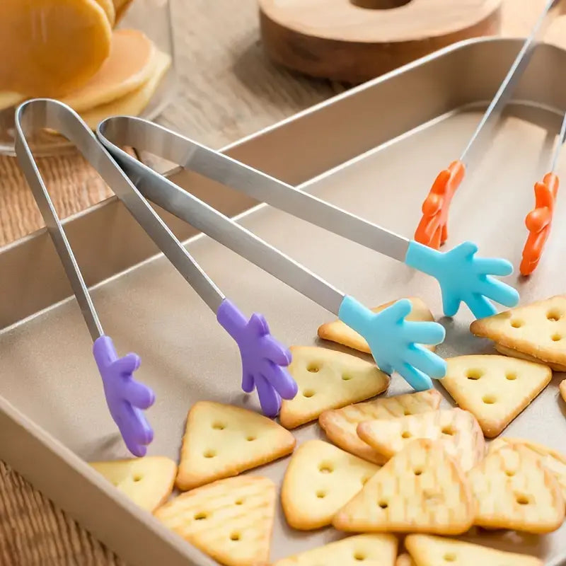 Creative Small Palm Silicone Food Tong