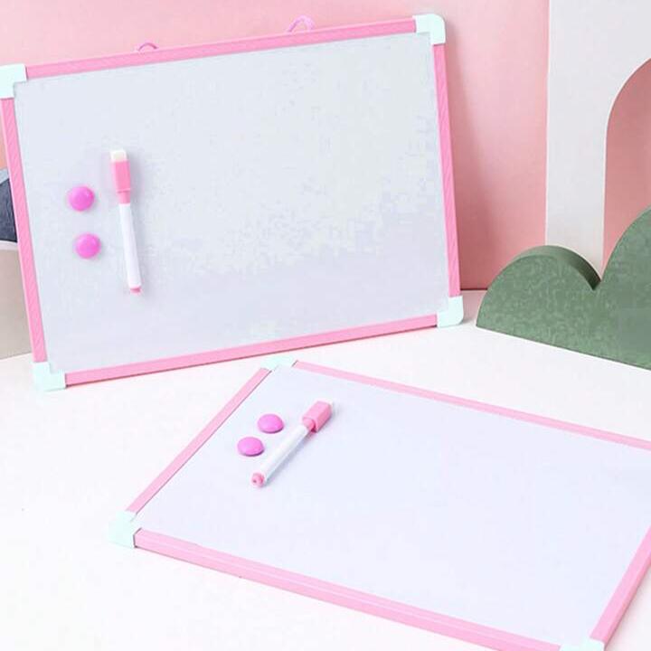 1 Pcs Kids White Board With Marker Eraser & Magnets