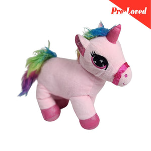 Cute Stuffed Pink Unicorn 16Cm Premium Pre-Loved