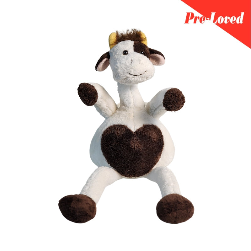 Cute Stuffed Cow 40Cm Premium Pre-Loved