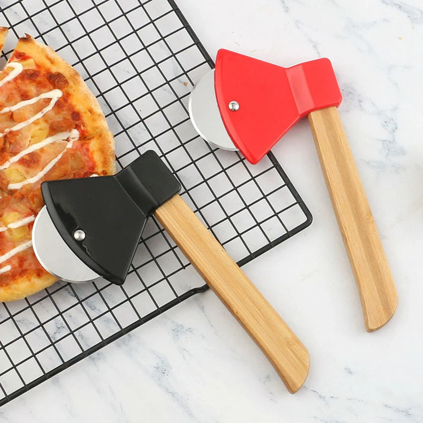 Axe Shape Stainless Steel Pizza Cutter Slicer