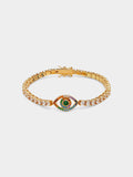 Kurt Geiger London Evil Eye Tennis Bracelet - Multi / Gold