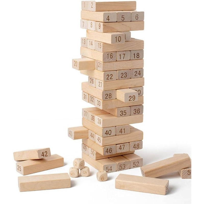 Wooden Jenga - 60 Pcs