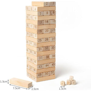 Wooden Jenga - 90 Pcs