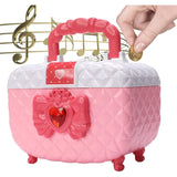 Barbie Doll Makeup Bag and Piggy Bank With lights Music For Kids