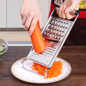 3 In 1 Vegetable Grater Stainless Steel Single Piece