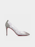 Christian Louboutin Degrastrass PVC 85mm Heels Pumps - Silver