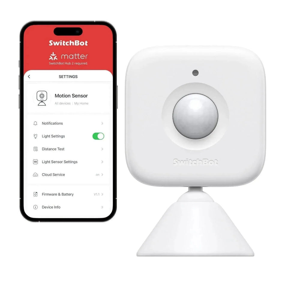 SwitchBot Smart Motion Sensor for Enhanced Home Security