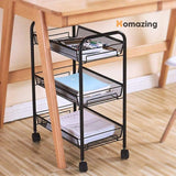 3 Tier Trolley Storage Rack