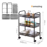 3 Tier Trolley Storage Rack