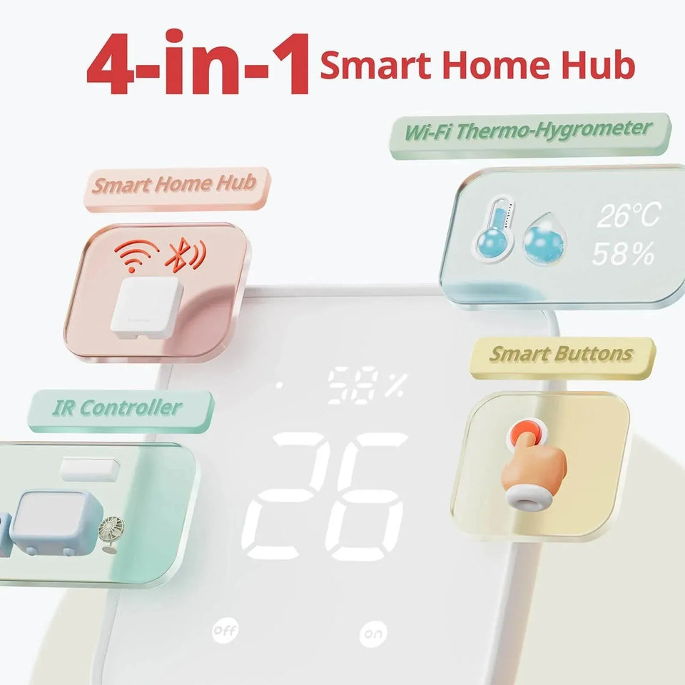 SwitchBot Hub 2 Universal Remote with Smart IR & WiFi AC Control