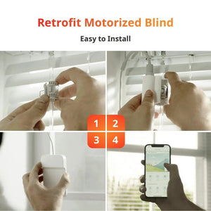 SwitchBot Blind Tilt - Automatic Smart Window Blinds with Remote Control