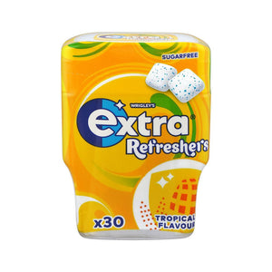 Extra Refreshers Tropical Sugar Free Gum 30s