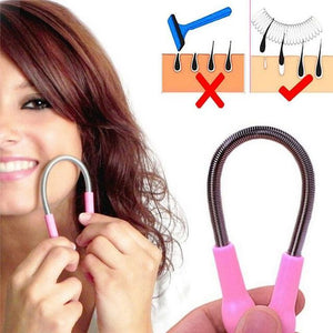 Facial Hair Remover Spring Women Manual Epilator Threading Shaving Tool