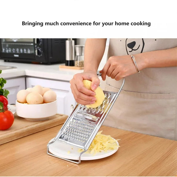 3 In 1 Vegetable Grater Stainless Steel Single Piece