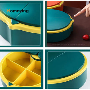 4 Partition Dry Fruit Storage Box