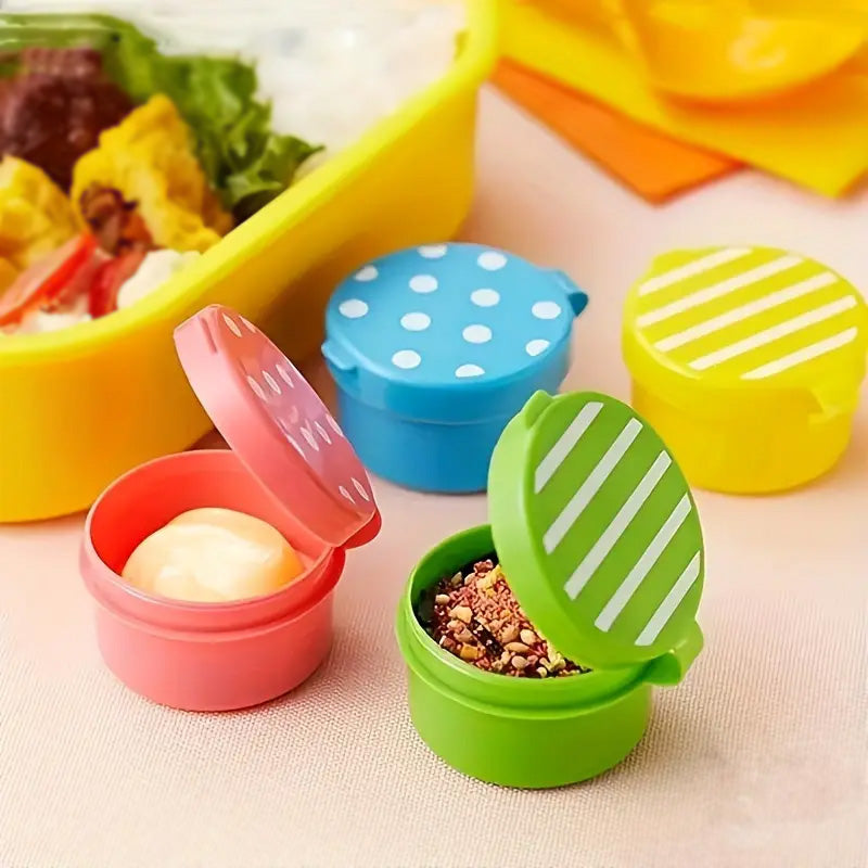 4Pcs Mini Seasoning Sauce Box