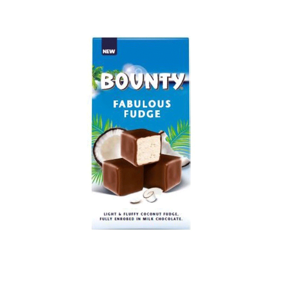 Bounty Fudge Rich & Smooth Coconut In Milk Chocolate 110gm