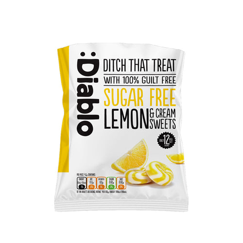 Diablo Sugar Free Lemon&cream Sweets 75gm