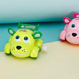 1 Pcs Wind-Up Friction Cute Puppy Toy Car(Random Colour)