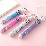 1 Pcs Unicorn 10 in 1 MultiColor Ball Point Pen