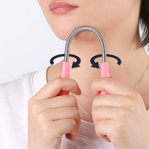 Facial Hair Remover Spring Women Manual Epilator Threading Shaving Tool