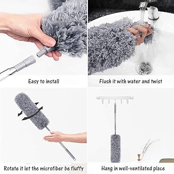 Extendable Hand Microfiber Duster Brush