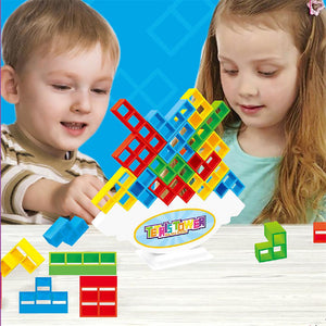 16 Blocks Interactive Balance Stacking Building Blocks Game