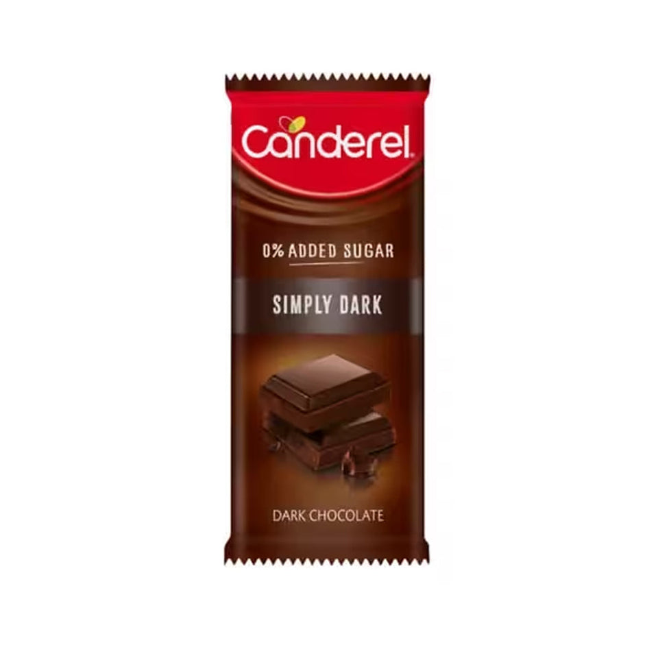 Canderel Simply Dark Chocolate Sugar Free 100g