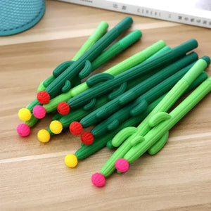 1 Pcs Kawaii Cactus Flower Gel-Pen