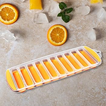 10 Grid Long Cylindrical Ice Cubes Tray