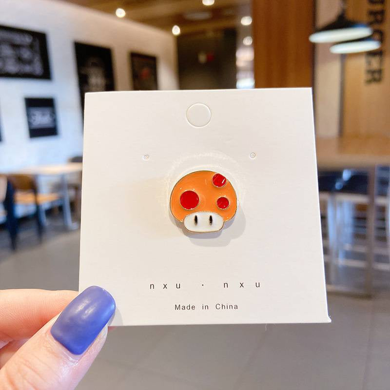 Cute Cartoon Face Brooch Pin